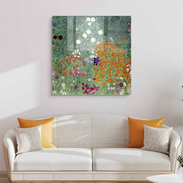 Wallity Cuadro Decorativo Multicolor de Vidrio Templado 60 x 60 cm